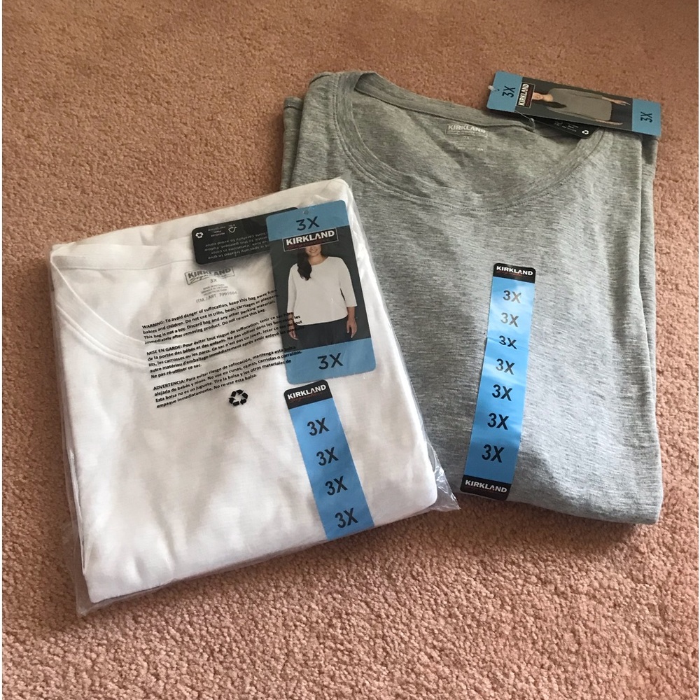 (2) brand new 100% cotton women’s top (no offer unless you bundle please)